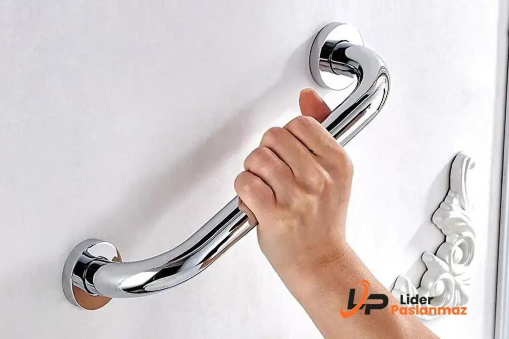Alüminyum Banyo Tutamağı Yaşlı ve Engelli Paslanmaz Tutunma Barı
